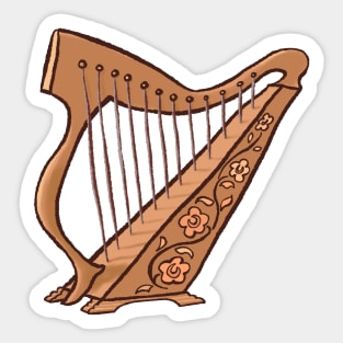 Harp Sticker